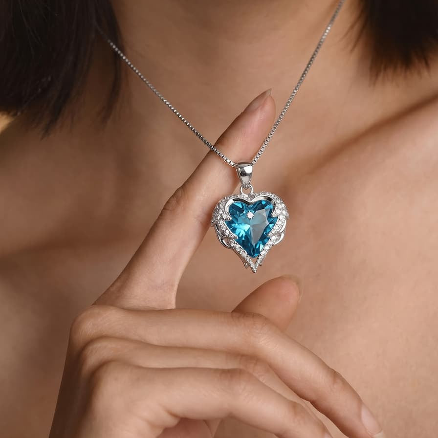 Ocean Heart Necklace