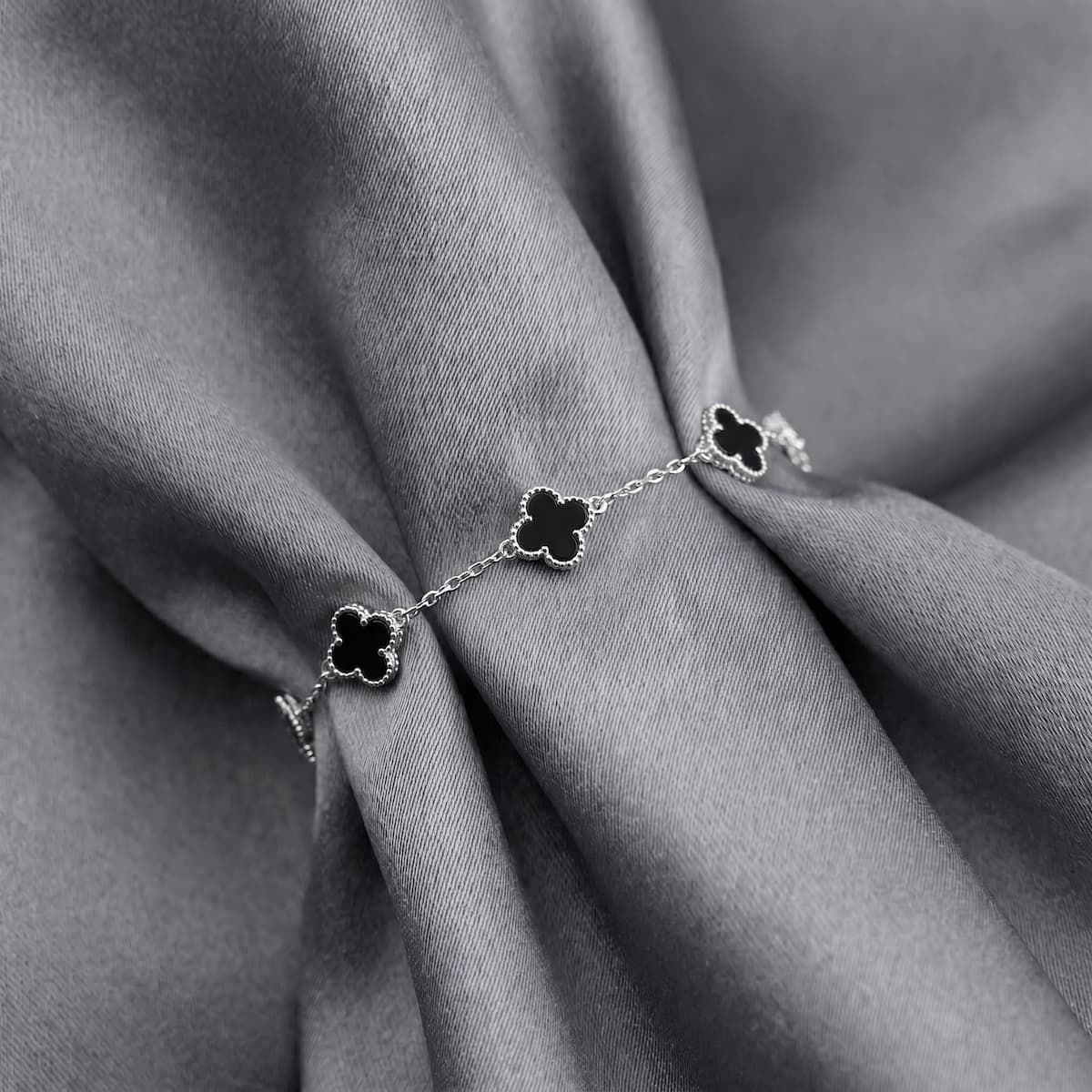 Black V.Clover Bracelet-S925