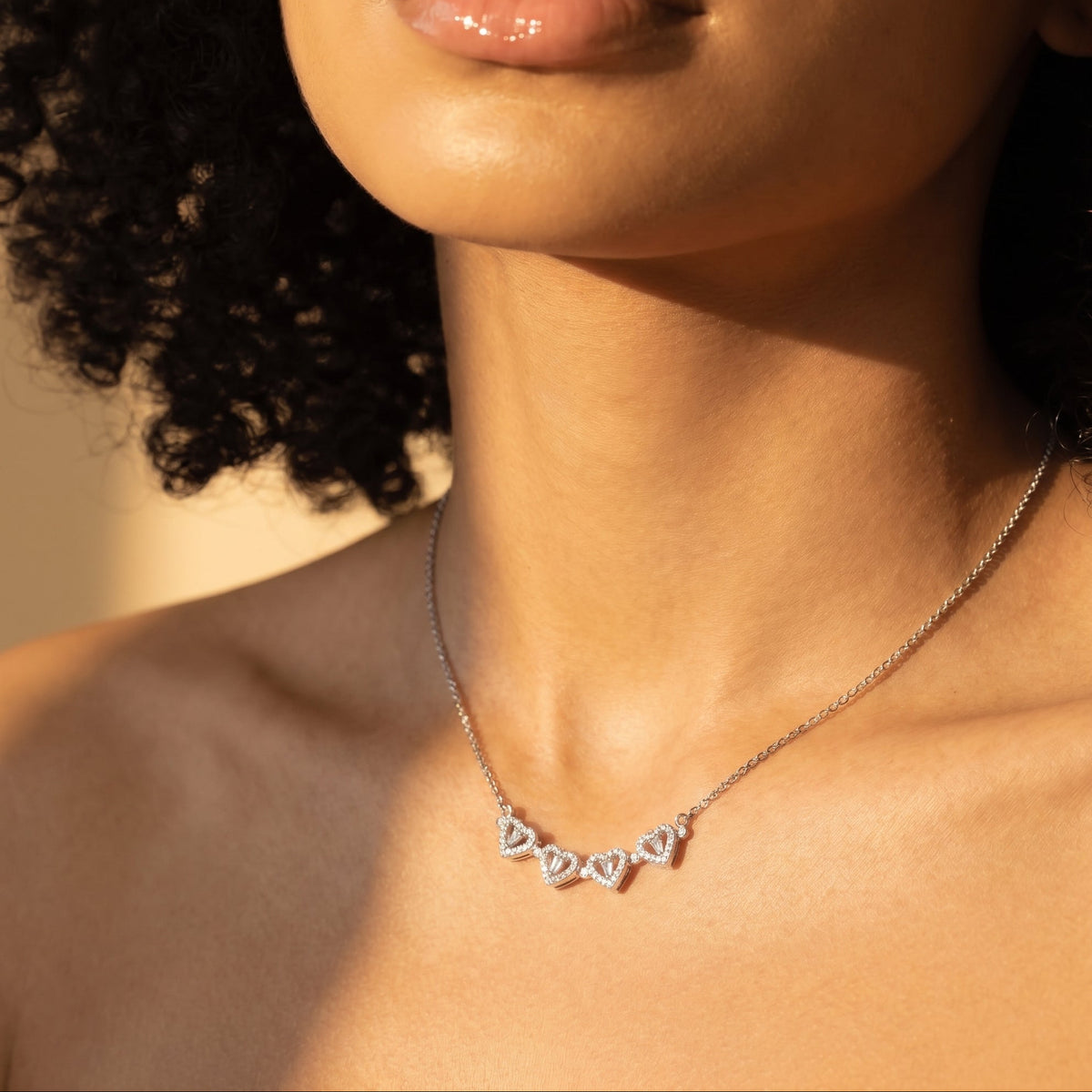 Multi Wearing Heart Necklace