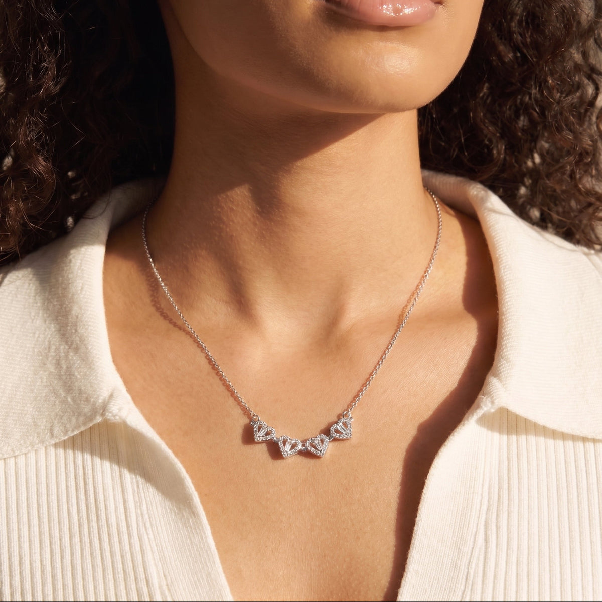 Multi Wearing Heart Necklace