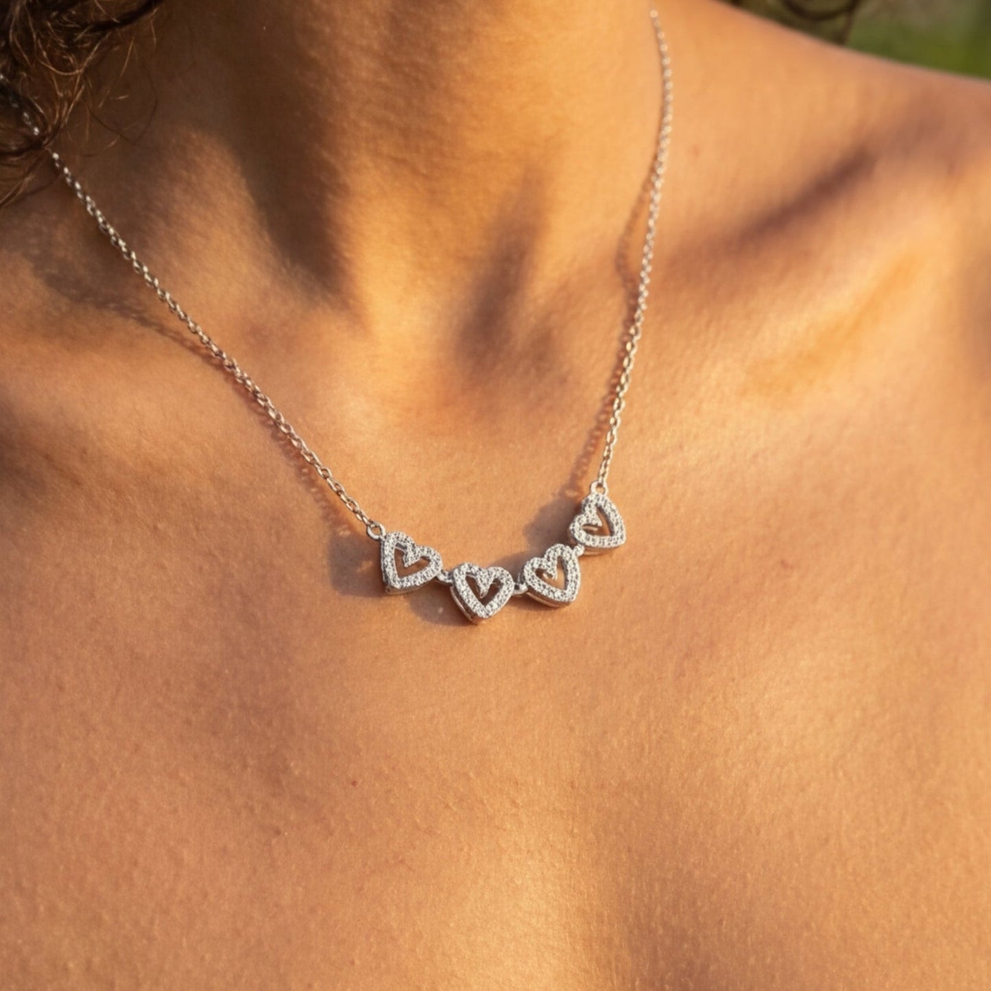 Multi Wearing Heart Necklace