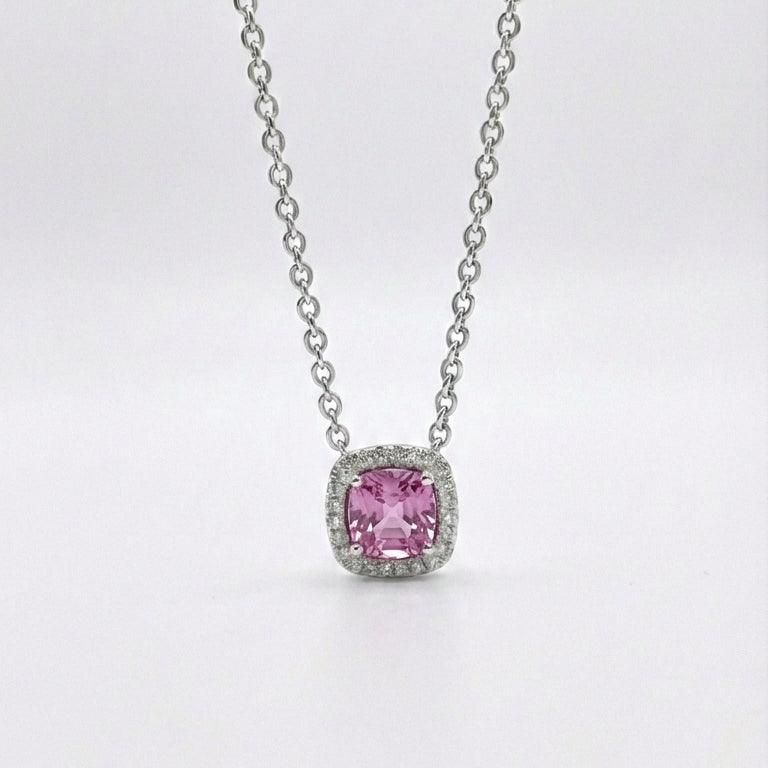 Ruby Pendant Necklace