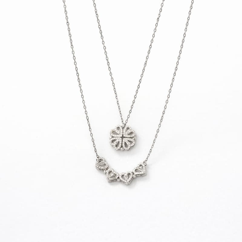 Multi Wearing Heart Necklace