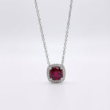 Ruby Pendant Necklace