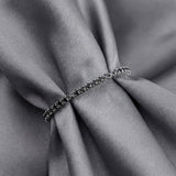 Black Tennis Bracelet