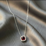 Ruby Pendant Necklace