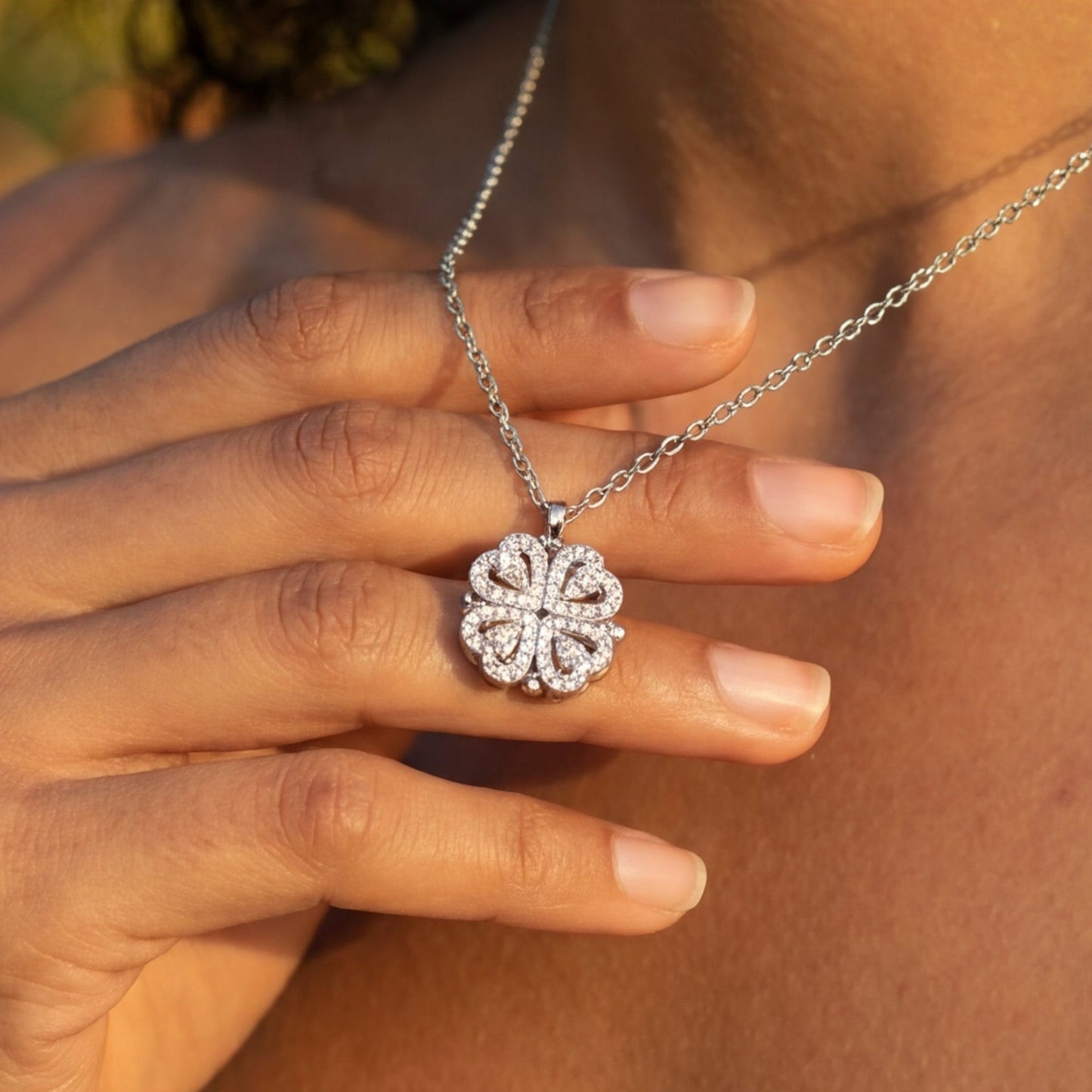 Multi Wearing Heart Necklace